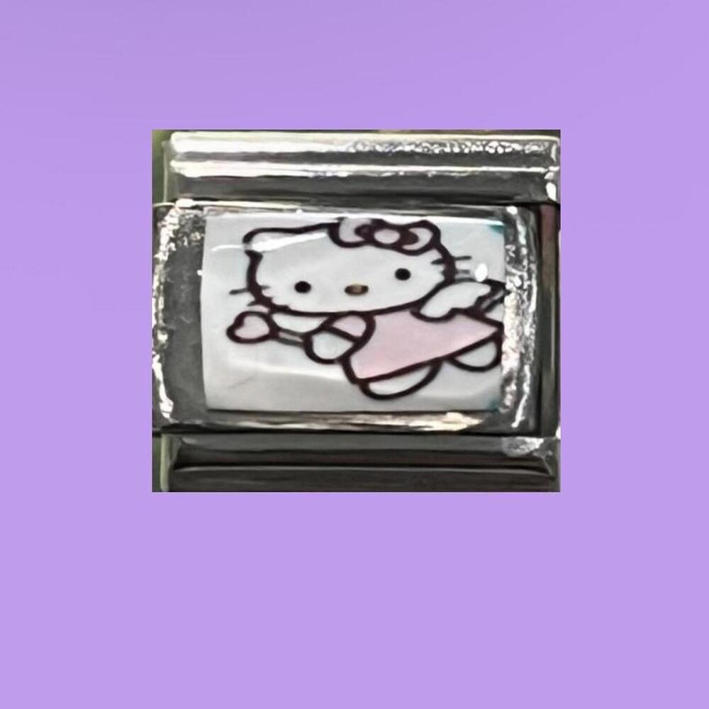 Pink angel hello kitty charm